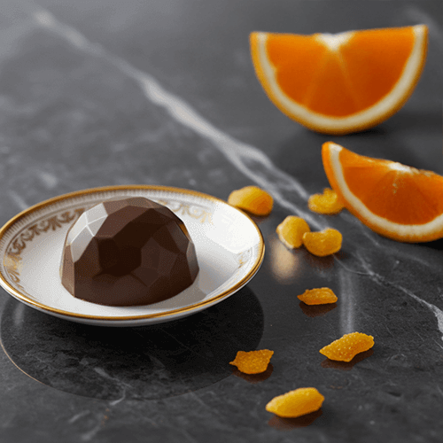 BON BOMBS Dark Orange Chocolate Edibles